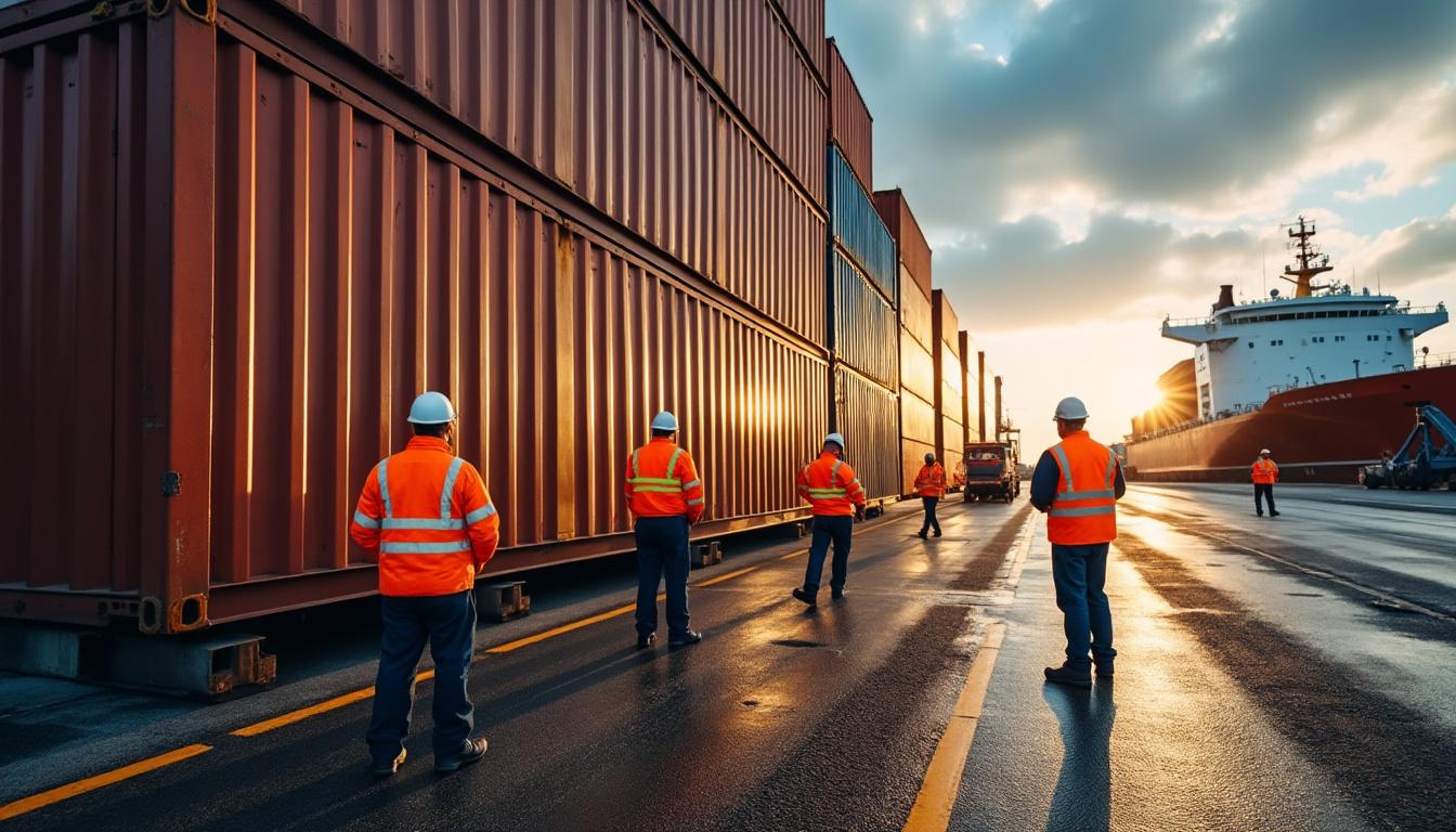 Illustration: Définition et principes du fret maritime international