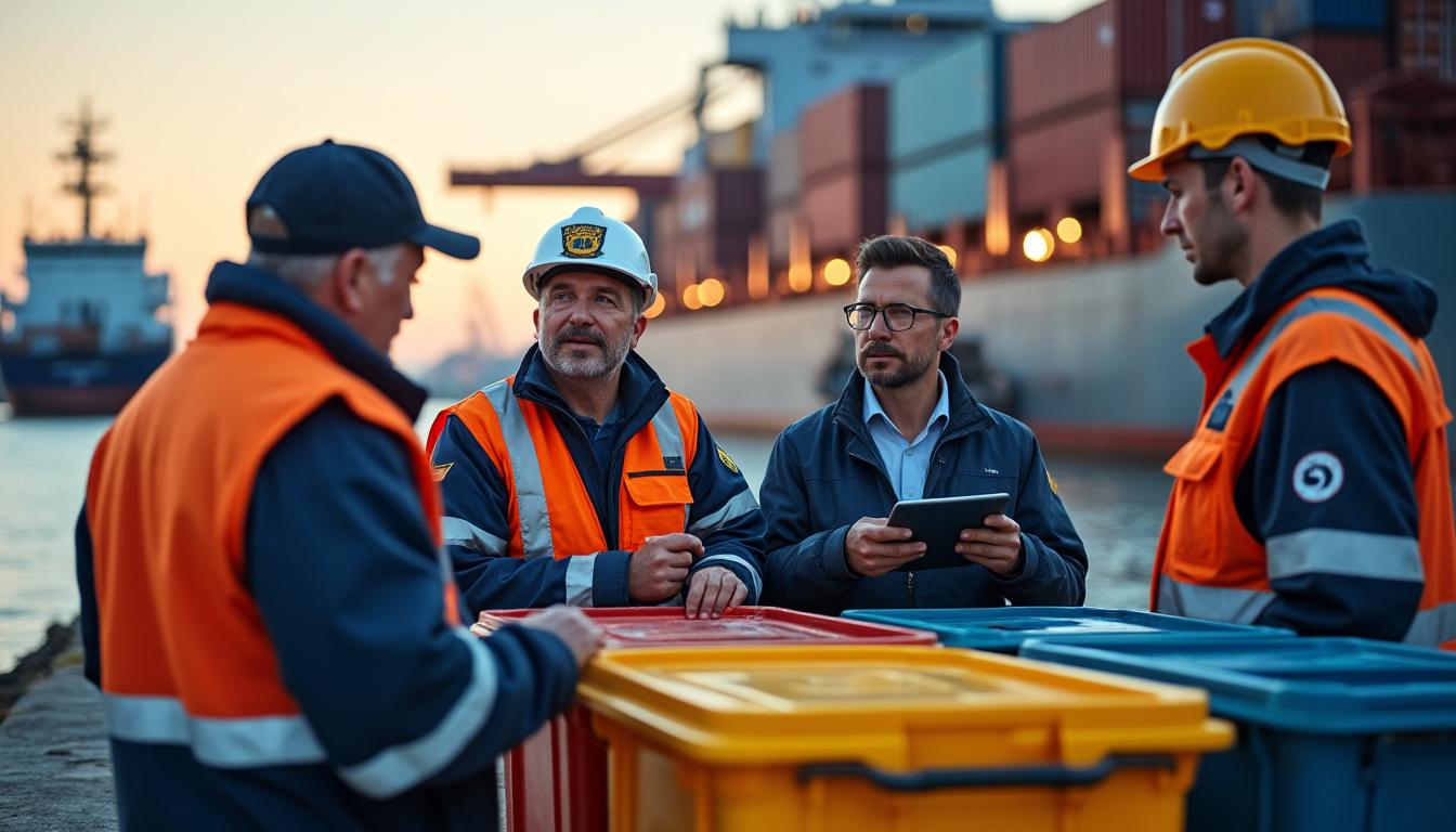 Illustration: Les acteurs et intervenants du fret maritime