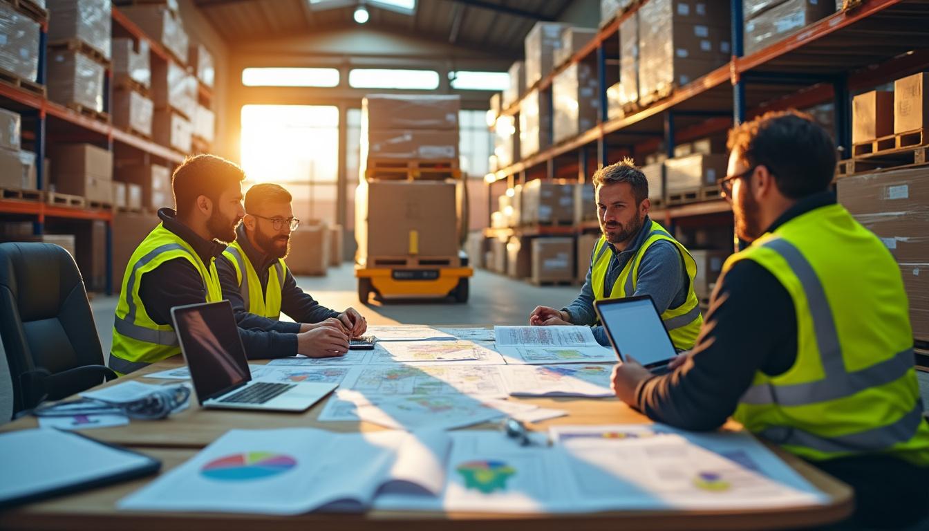 Illustration: Analyse des besoins et planification du transport pour optimiser un envoi en fret