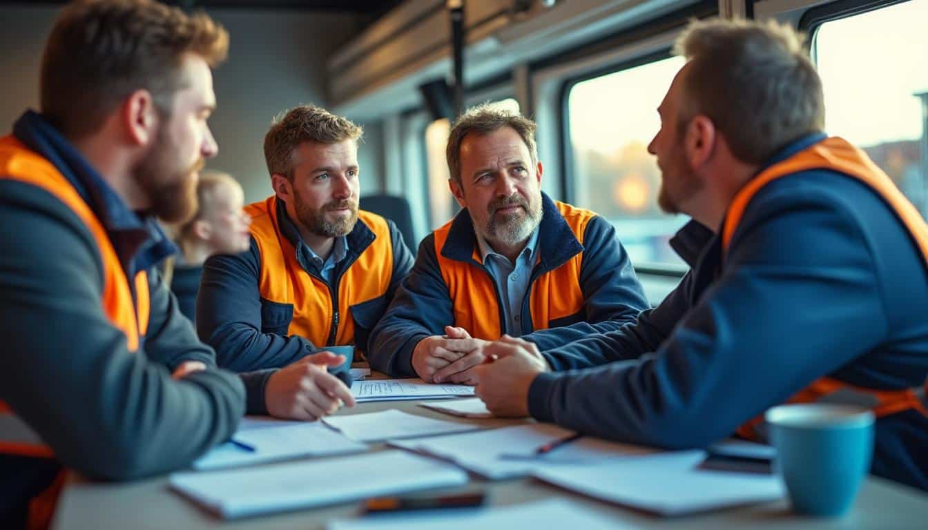 Illustration: Comprendre la négociation salariale et les conventions collectives dans le transport routier