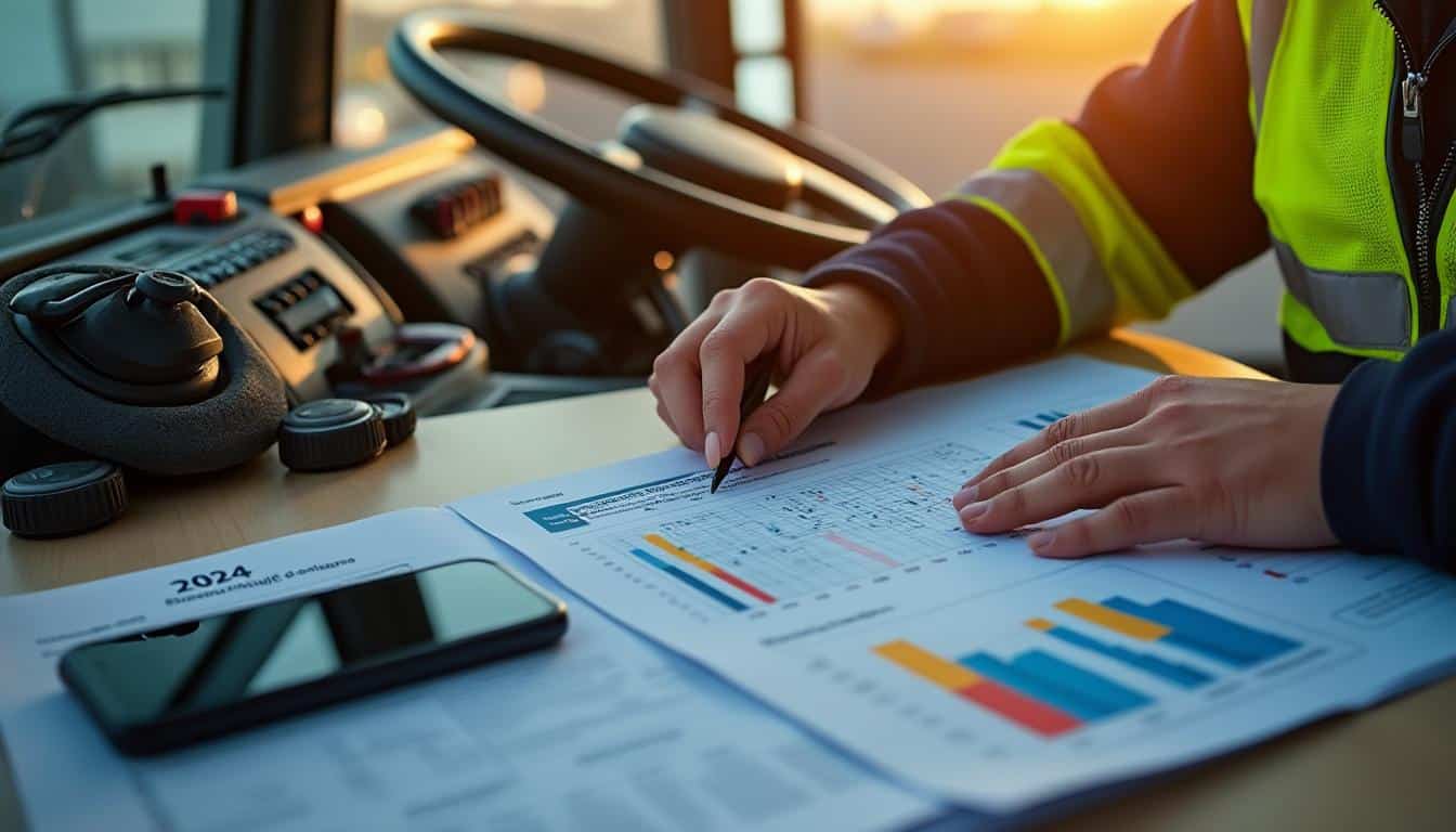 Illustration: Présentation de la grille de salaire du transport routier 2024 et enjeux pour l’année