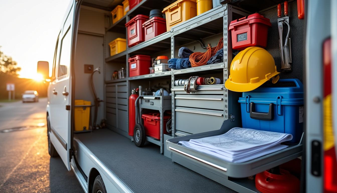 Illustration: Définition et catégories des équipements pour une camionnette professionnelle