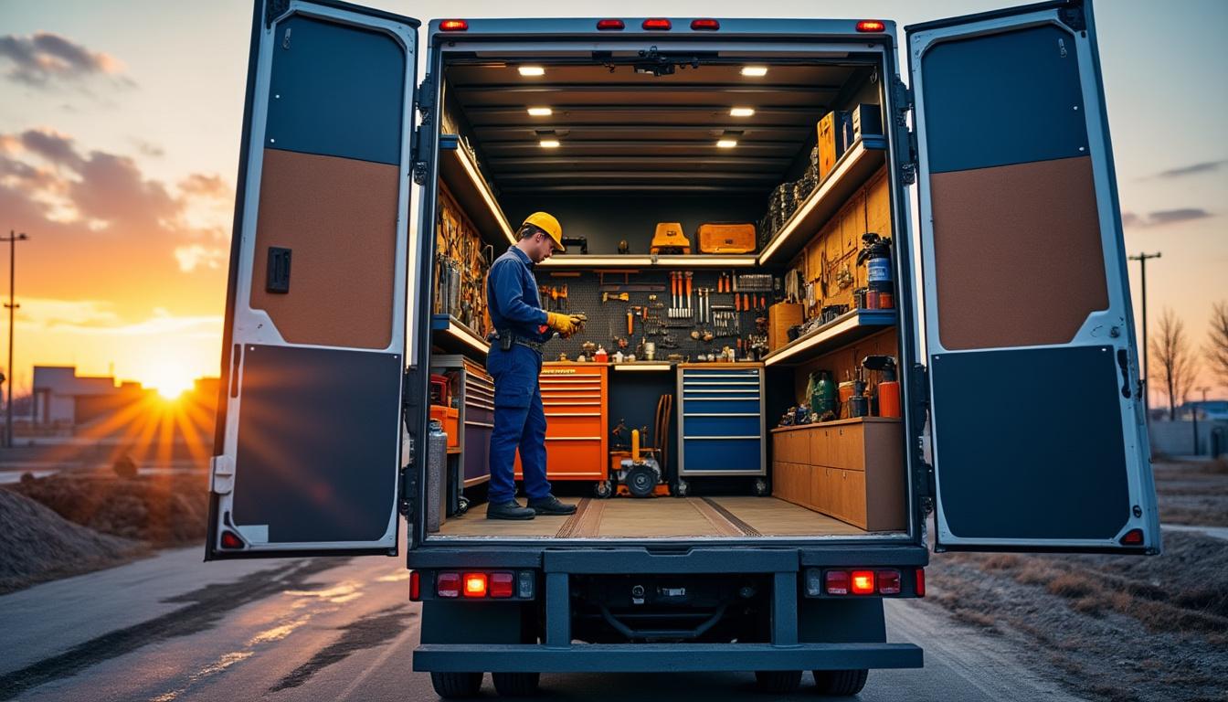 Illustration: Pourquoi bien équiper sa camionnette professionnelle ?