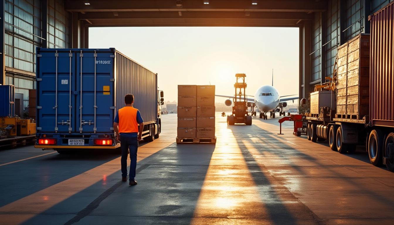 Illustration: Les différents modes de fret dans la logistique