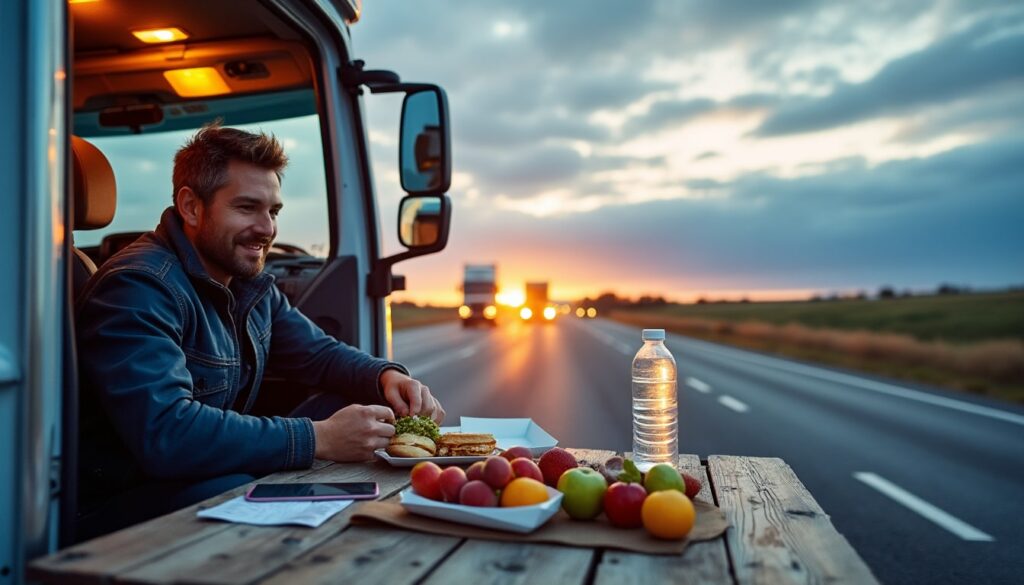 Panier repas dans le transport routier : droits et horaires 2024
