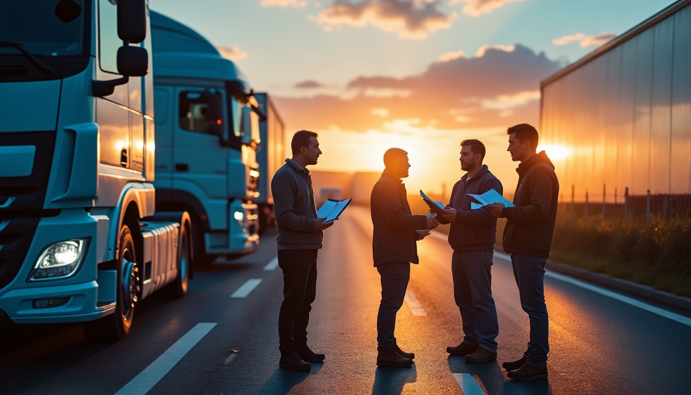 Illustration: Qui peut bénéficier du remboursement de la TICPE 2025 dans le transport routier ?