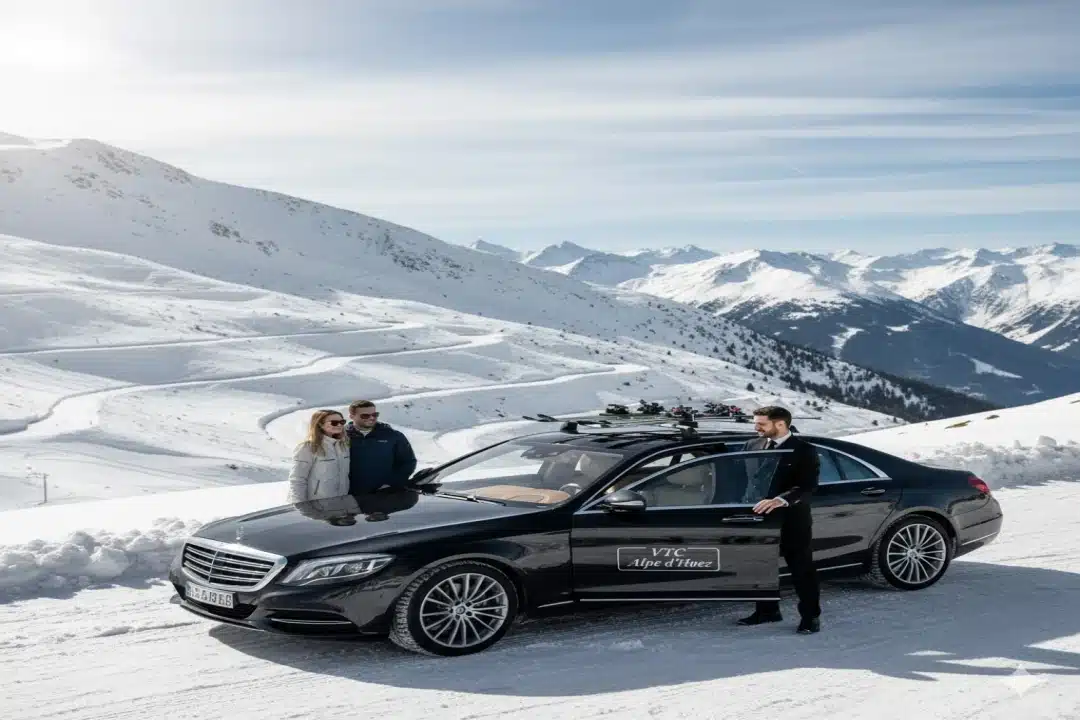 Votre VTC pour l'Alpe d'Huez : le choix du voyage serein en montagne