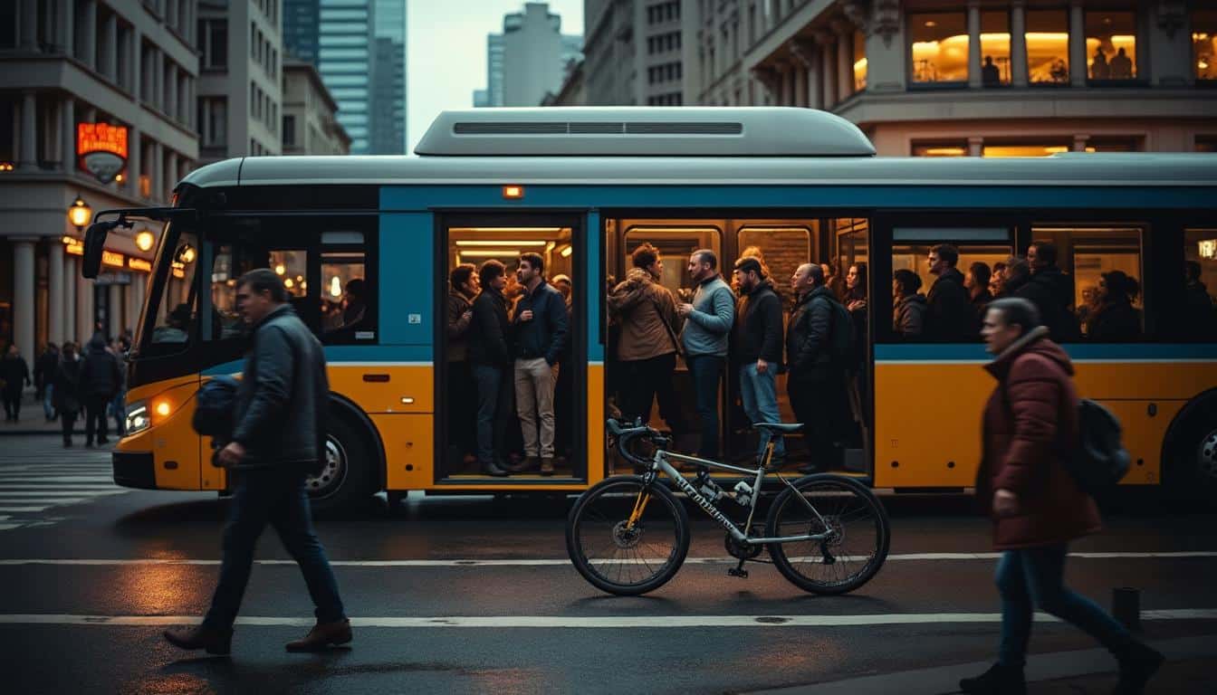 Illustration: Comprendre la mobilité urbaine à travers l’encombrement des bus aux heures de pointe