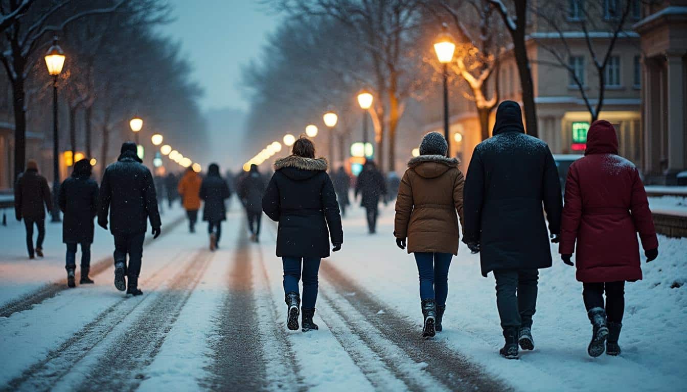 Mobilité urbaine à pied en hiver : conseils et aménagements clés