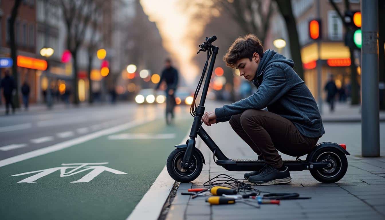 Illustration: Comprendre les enjeux de la mobilité urbaine face à la panne de trottinette et à la réparation