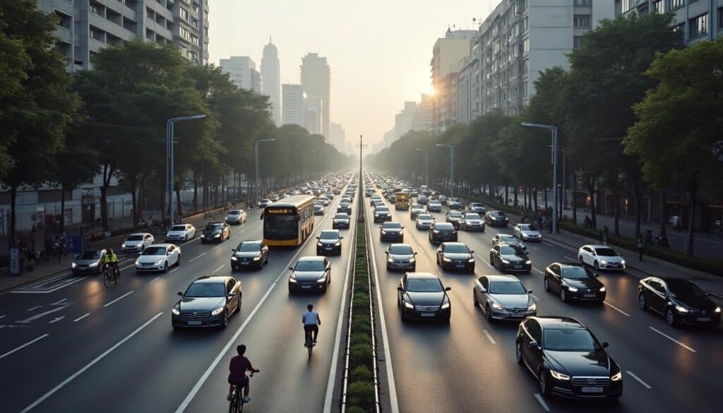 Mobilité urbaine, pollution et pics de circulation : enjeux et solutions