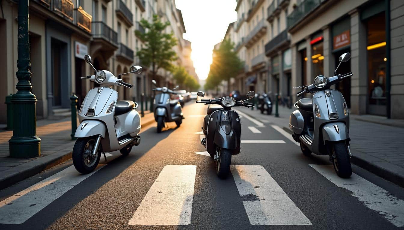 Illustration: Les obstacles au stationnement des scooters en ville : où se cachent les vraies difficultés ?