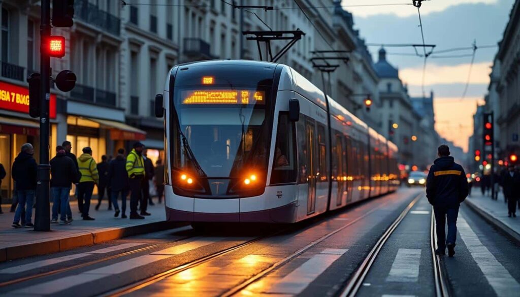 Mobilité urbaine du tramway : signalisation et prévention des accidents