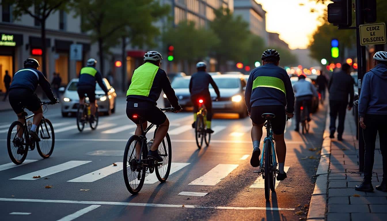 Illustration: Saisir les enjeux de la mobilité urbaine à vélo pour une sécurité renforcée aux intersections