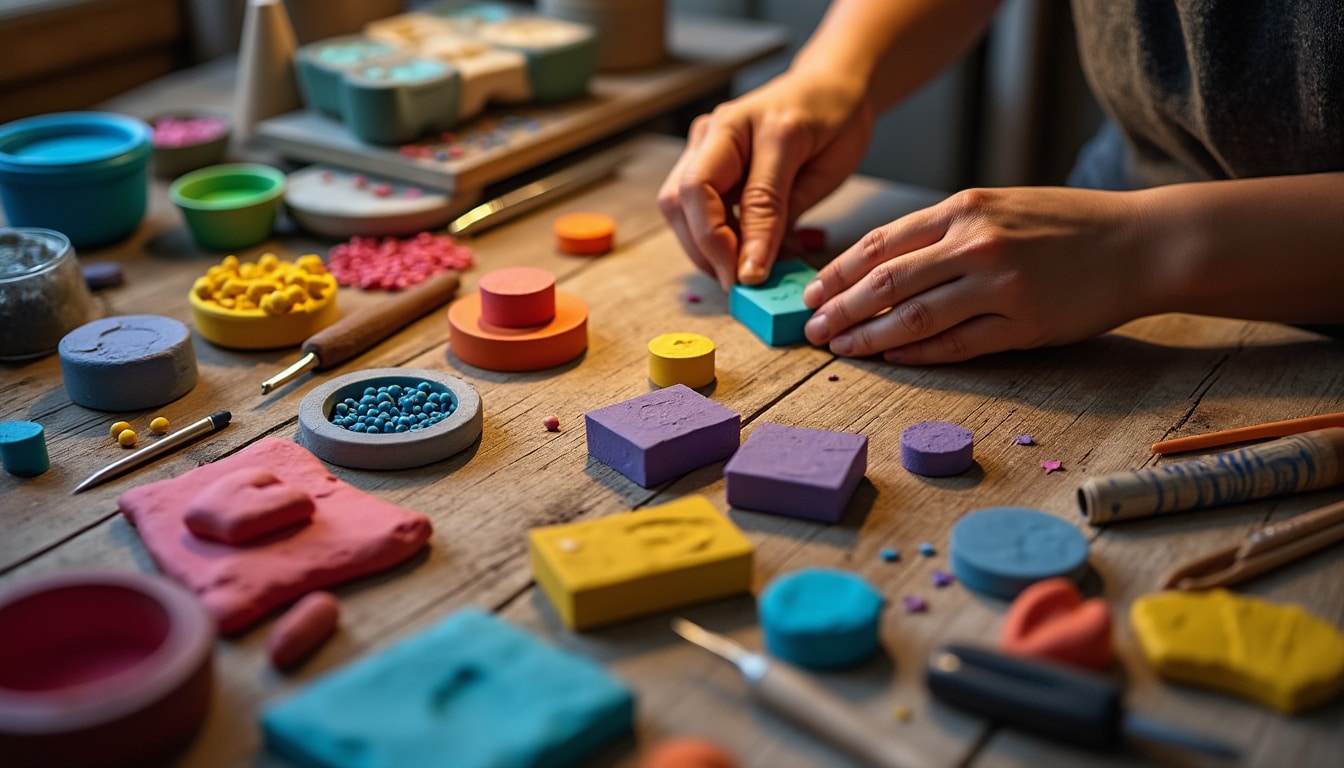 Illustration: Découvrir la pâte polymère utilisée dans les créations artistiques