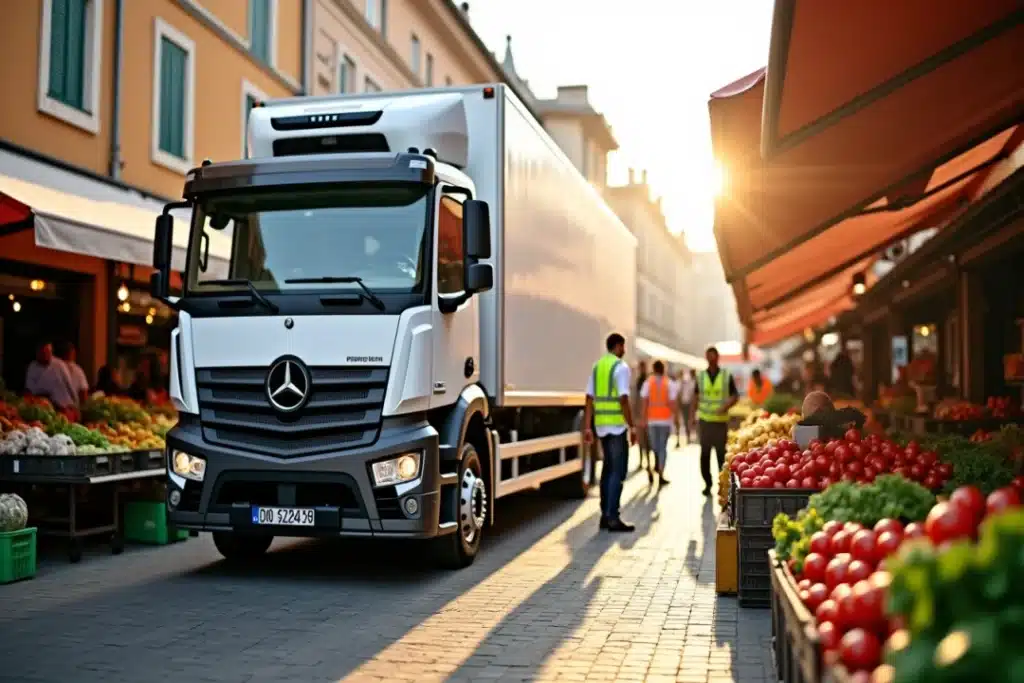 Les avantages d’un camion frigorifique pour la livraison de produits frais