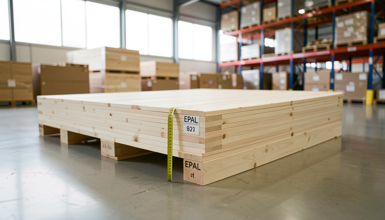 Dimensions de la palette Europe et format EPAL