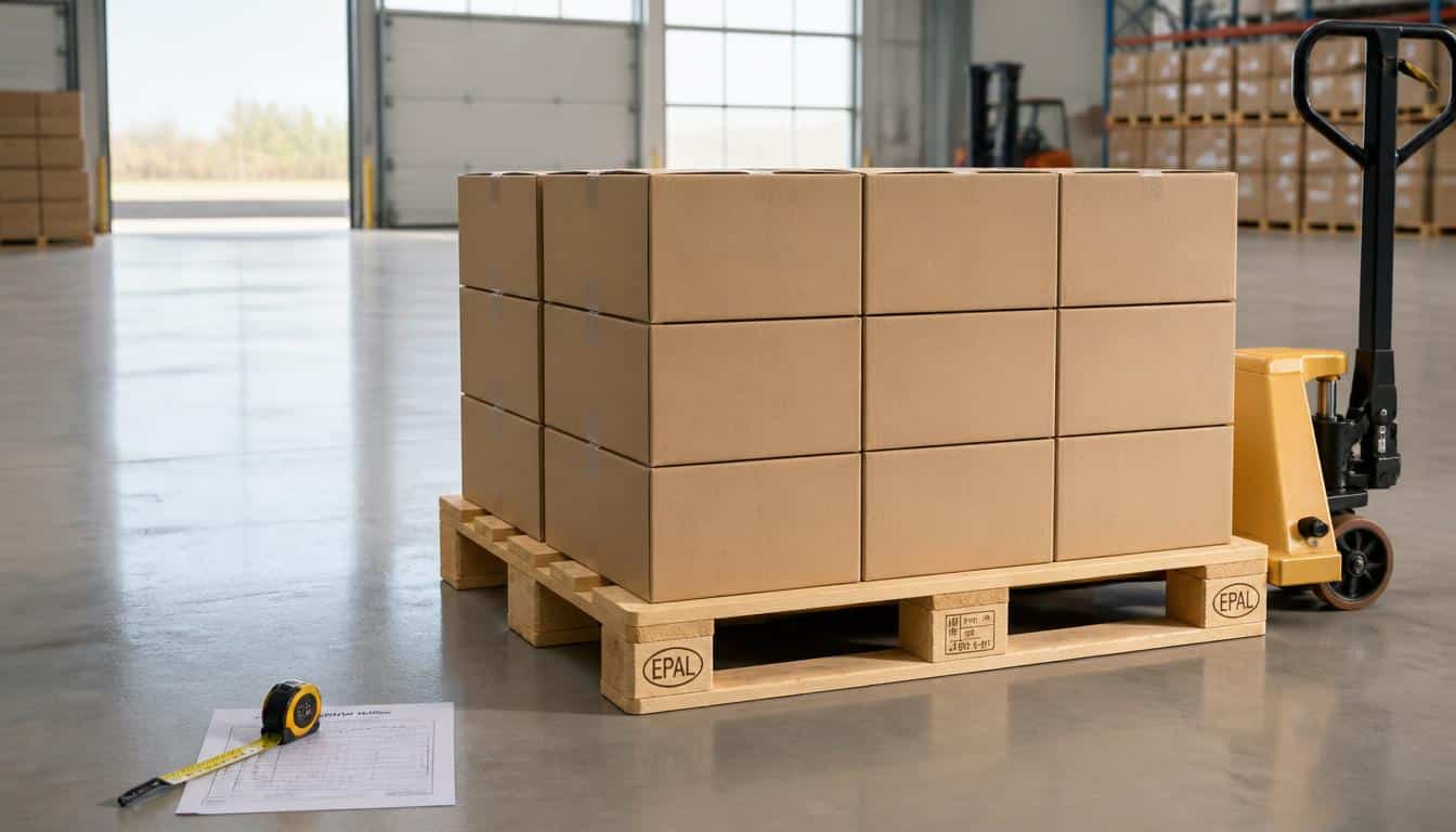 Poids d’une palette Europe : repères et charge utile